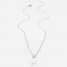 chaîne pendentif argent 925 lisse