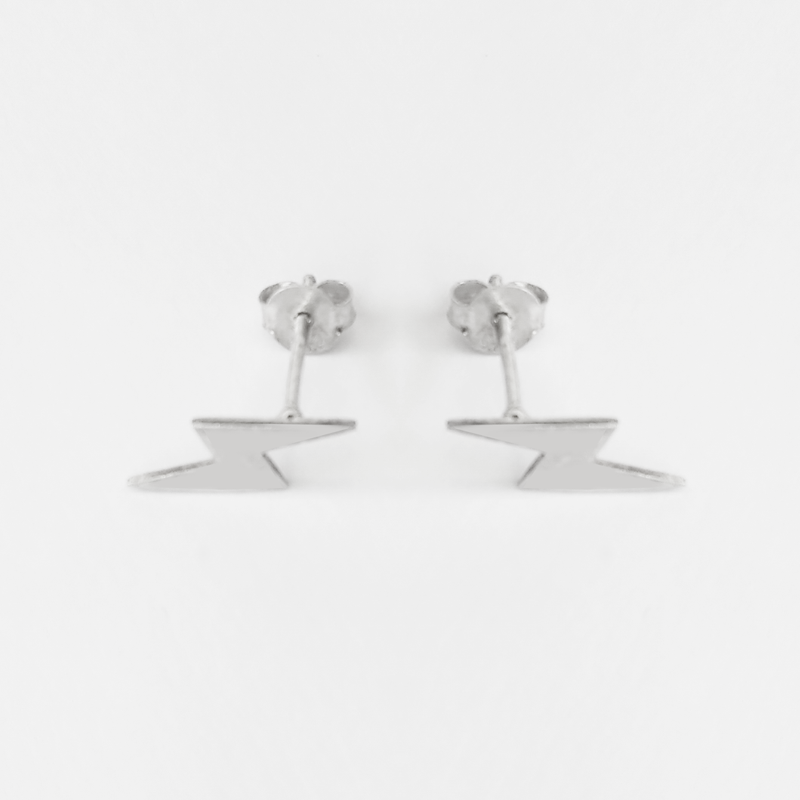 boucles d'oreilles argent 925 éclairs foudre