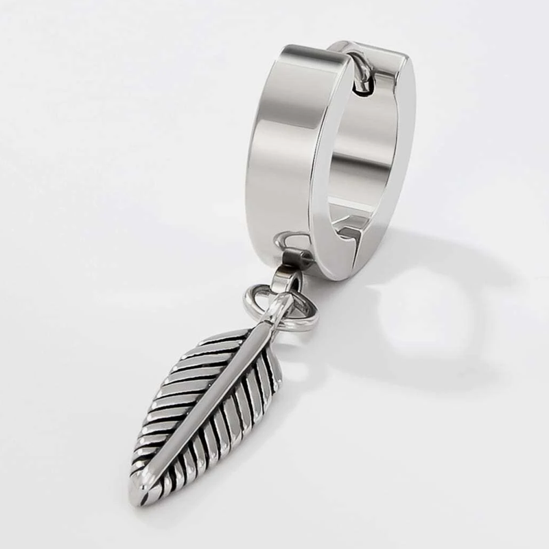 boucles d'oreilles argent 925 pas cher étoiles clous feuilles