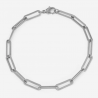 bracelet gros maillons acier inoxydable