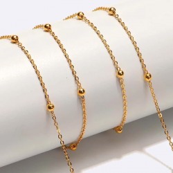 chaîne à lunettes perles dorée petit prix pinces