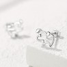 puces d'oreilles chiot argent 925