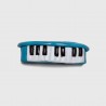 Bague 2 doigts PIANO bleu fait main