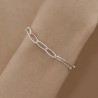 bracelet argent 925 design chaine