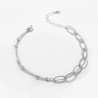 bracelet gros maillons argent sterling