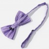 noeud de papillon ajustable mauve livraison rapide