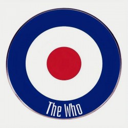 badge broche "The Who" bleu...