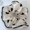 chouchou coeurs noirs