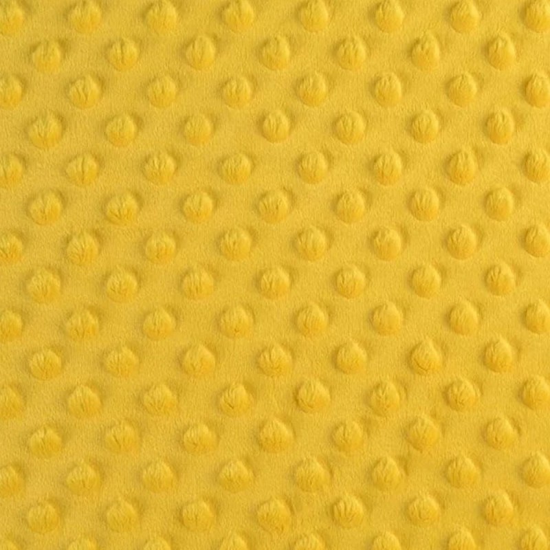 doudou création unique coton moutarde