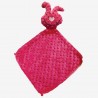 doudou coton Oeko-Tex fabriqué en france rose fushia