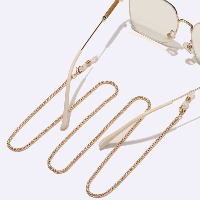 chaîne pour lunette pas cher dorée corde