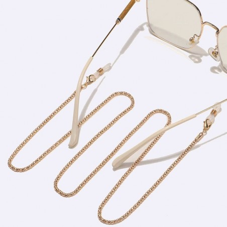 chaîne pour lunette pas cher dorée corde