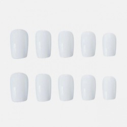 faux ongles blancs pose rapide